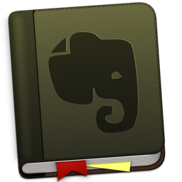 Evernote Green Bookmark Icon 256x256 png